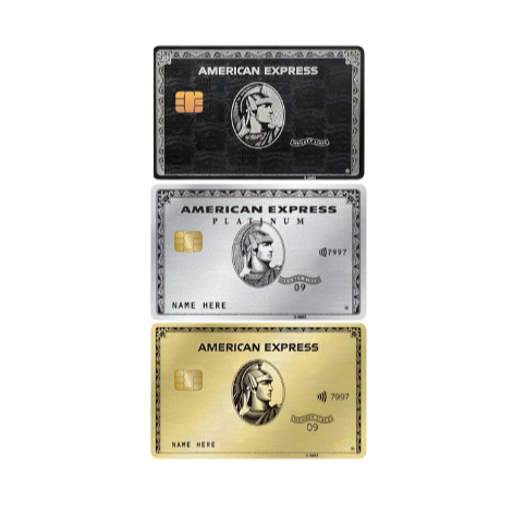 ItSwipez™ - Shiny American Express Decal Pack Of 3